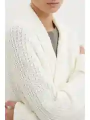 Удлиненный кардиган с поясом