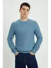 Джемпер прямого силуэта с шерстью
