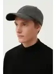 Серый бейсболка с надписью