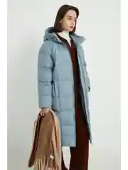 Пальто утепленное с утиным пухом