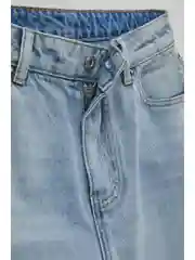 Голубой джинсы baggy fit женские
