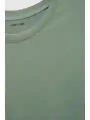 Зеленый футболка из хлопка свободного кроя
