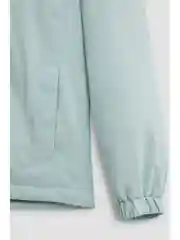 Зеленый куртка утепленная свободного кроя