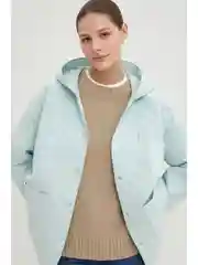 Зеленый полупальто синтепон без меха женское