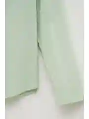 Мятный рубашка из хлопка прямого кроя