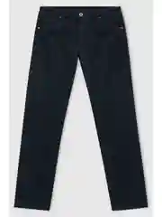Утепленные джинсы straight fit мужские