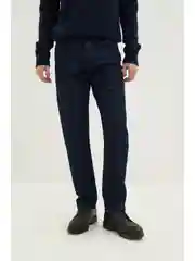 Утепленные джинсы straight fit мужские