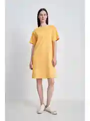 Платье трикотажное с коротким рукавом женское