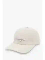 Серый бейсболка из хлопка