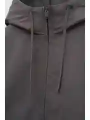 Серый ветровка из хлопка