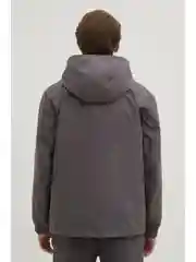 Серый ветровка из хлопка