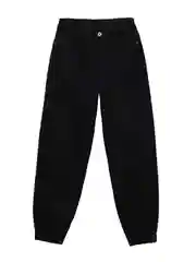 Черный утепленные джинсы jogger fit женские