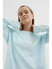 Зеленый футболка с длинным рукавом женская