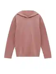 Розовый худи с капюшоном из хлопка