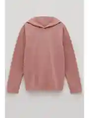 Розовый худи с капюшоном из хлопка