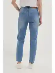 Голубой джинсы slim fit женские