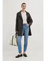 Голубой джинсы slim fit женские