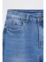 Голубой джинсы slim fit женские