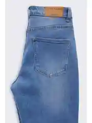 Голубой джинсы slim fit женские