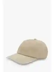 Серый бейсболка из хлопка
