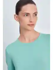 Бирюзовый джемпер с вискозой
