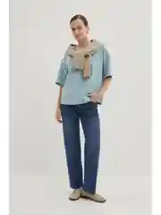 Оверсайз футболка из хлопка