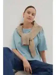 Оверсайз футболка из хлопка