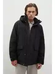 Куртка oversize силуэта с капюшоном
