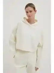Укороченная толстовка из хлопка