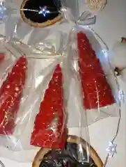 Красный свечи Ёлочки из вощины 6 шт декоративные, подарочный набор на Новый Год и Рождество