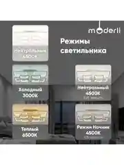 Люстра потолочная светодиодная Moderli  Zita