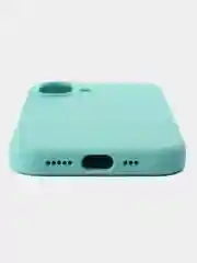Бирюзовый чехол на телефон Iphone 16, 16 Pro, 16 Plus, 16 Pro Max