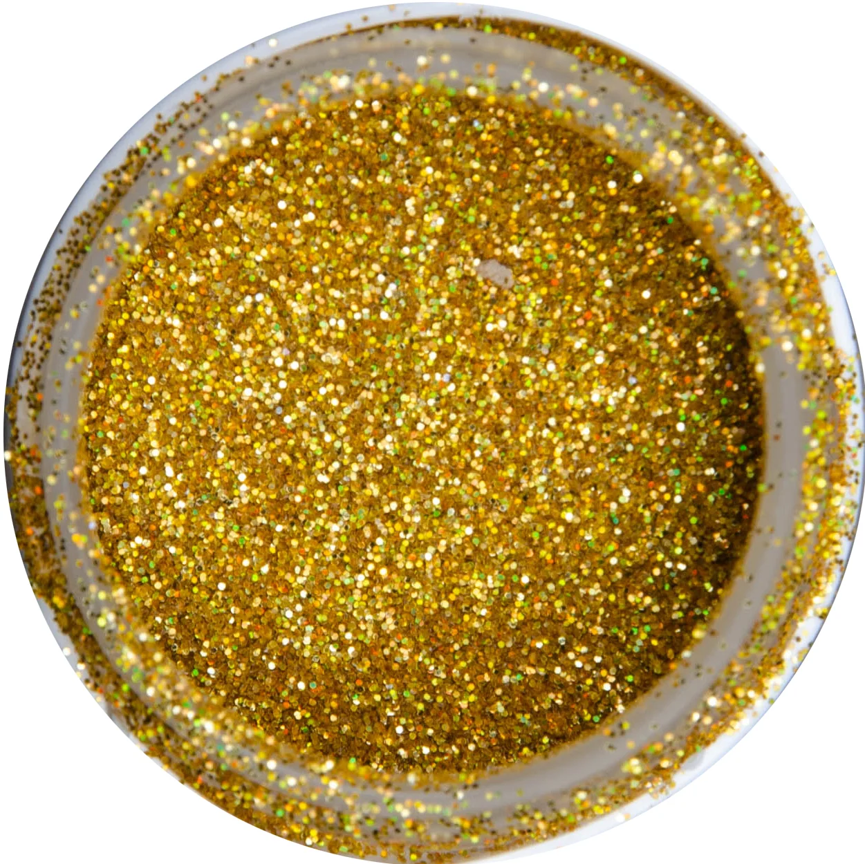 Декоративные блестки Luxart Glitter, Голографическое золото, 20 мл