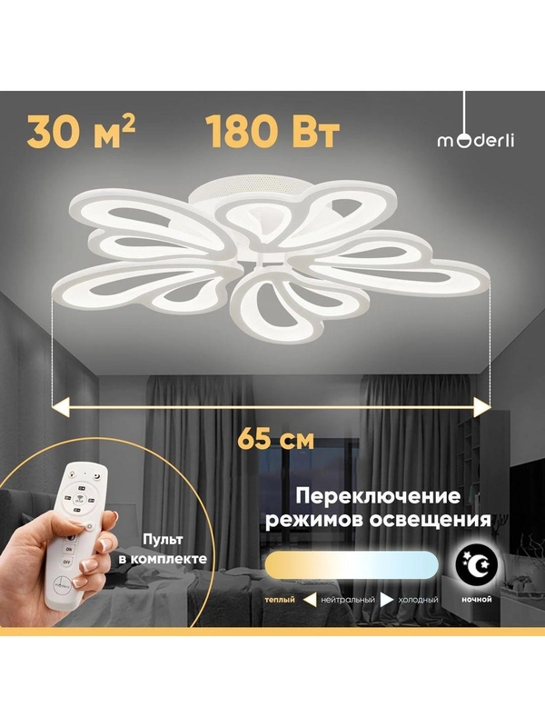 Люстра потолочная светодиодная Bience