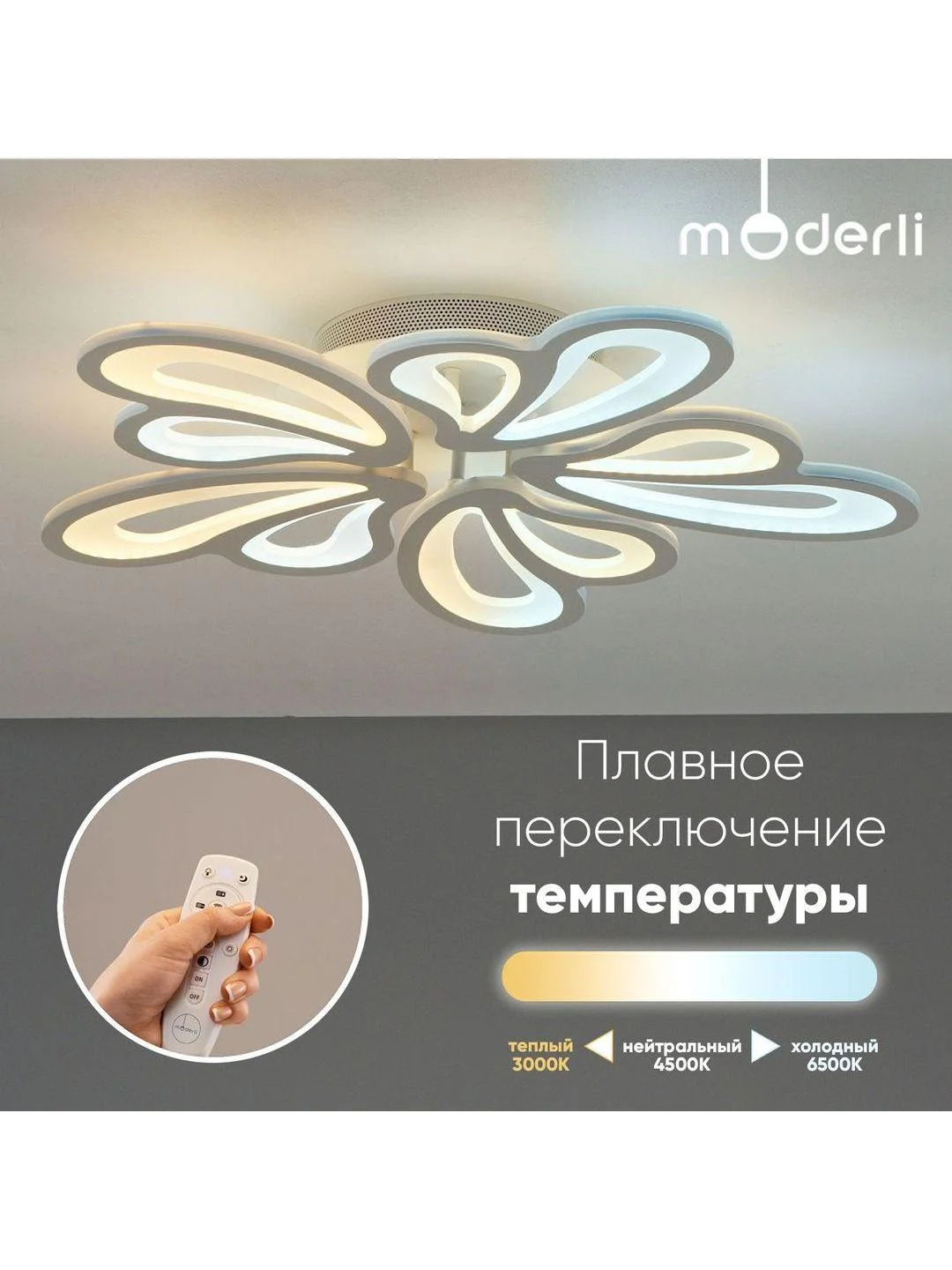 Люстра потолочная светодиодная Bience