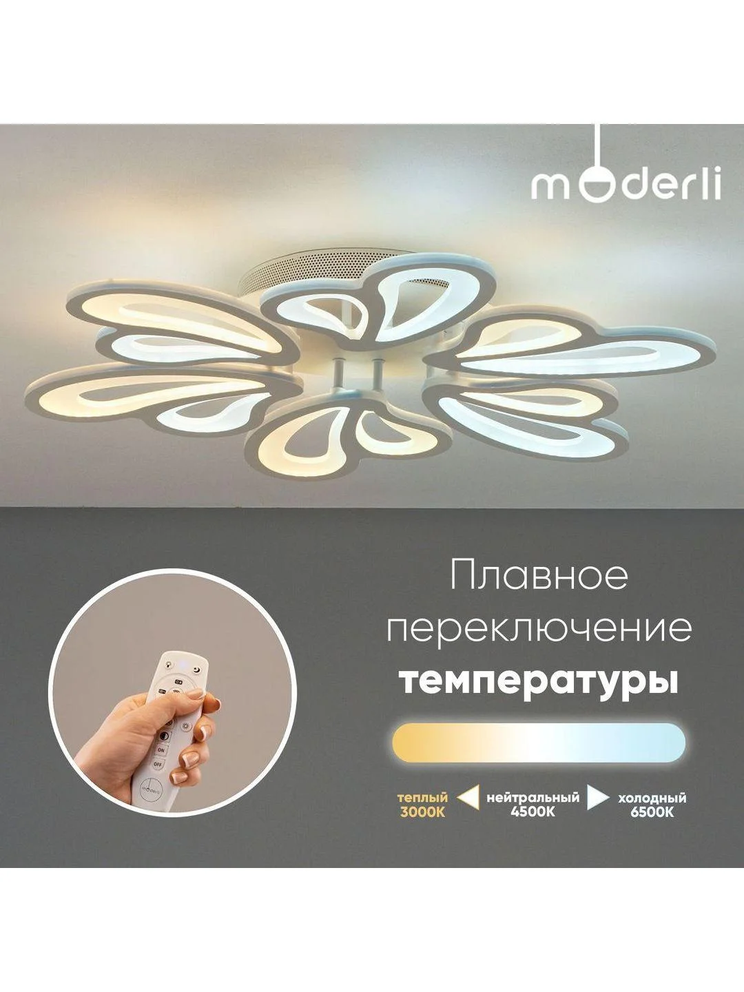 Люстра потолочная светодиодная Bience