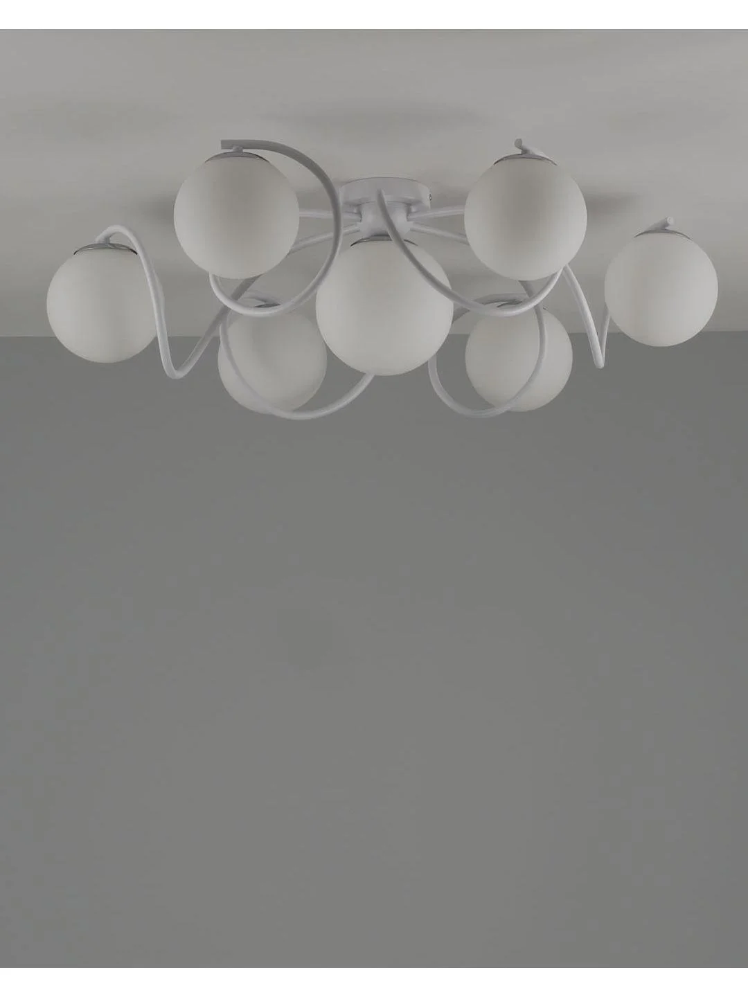 Белый люстра потолочная на штанге Moderli V1151-4P Circle 4*E27*60W белый белыйCircle1 - белый