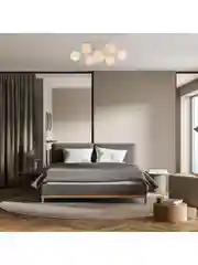 Белый люстра потолочная на штанге Moderli  V1151-4P Circle 4*E27*60W белый белыйCircle1 - белый