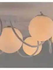 Белый люстра потолочная на штанге Moderli  V1151-4P Circle 4*E27*60W белый белыйCircle1 - белый