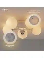 Люстра потолочная на штанге Moderli  V1151-4P Circle 4*E27*60W белый белыйCircle1 - белый