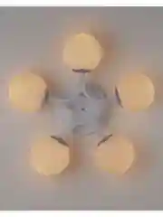 Белый люстра потолочная на штанге Moderli  V1151-4P Circle 4*E27*60W белый белыйCircle1 - белый