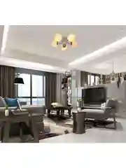 Белый люстра потолочная на штанге Moderli  V1151-4P Circle 4*E27*60W белый белыйCircle1 - белый