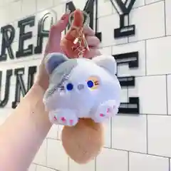 Белый брелок мягкий ключи,рюкзак,сумку,Гусь обнимусь,Кошка,кошелек плюшевый.чехол для наушников