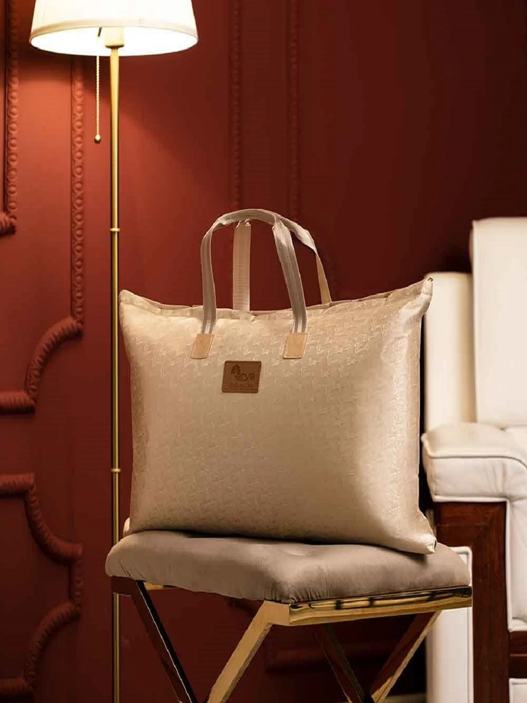 Подушка Arya из Гусиного Пуха 50x70 Deluxe Line Glory Белый