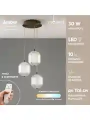 Коричневый светильник подвесной светодиодный Moderli Amber