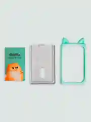 Золотистый хаки бейдж, чехол для бейджа, пропуска, карт, картхолдер, лента для бейджа, "Котики и Компания"