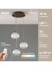 Шоколадный светильник подвесной светодиодный Moderli Amber