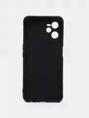 Черный чехол для Realme C35 (Реалми С35), силиконовый, матовый