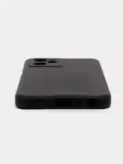 Черный чехол для Realme C35 (Реалми С35), силиконовый, матовый