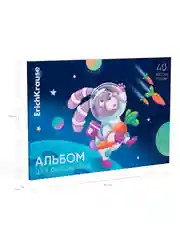 Альбом для рисования на клею ErichKrause Space Animals, А4, 40 листов